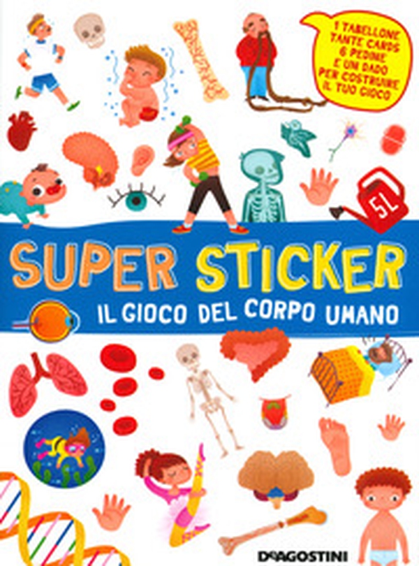 Il gioco del corpo umano. Super sticker. Con adesivi - Librerie.coop Il gioco del corpo umano. Super sticker. Con adesivi - Librerie.coop