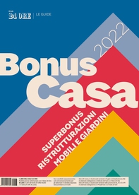 Guida Bonus casa 2022 - Librerie.coop