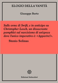 Elogio della vanità. Ovvero vediamo un po' come siamo combinati malamente - Librerie.coop Elogio della vanità. Ovvero vediamo un po' come siamo combinati malamente - Librerie.coop