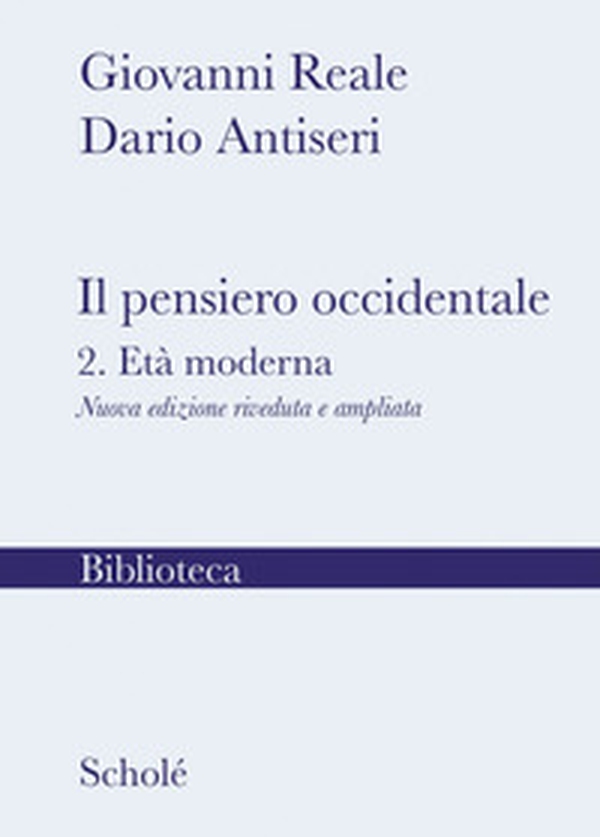 Il pensiero occidentale - Vol. 2 - Librerie.coop Il pensiero occidentale - Vol. 2 - Librerie.coop