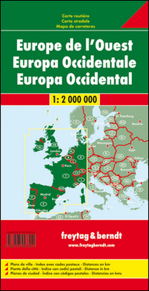 Europa occidentale 1:2.000.000 - Librerie.coop Europa occidentale 1:2.000.000 - Librerie.coop