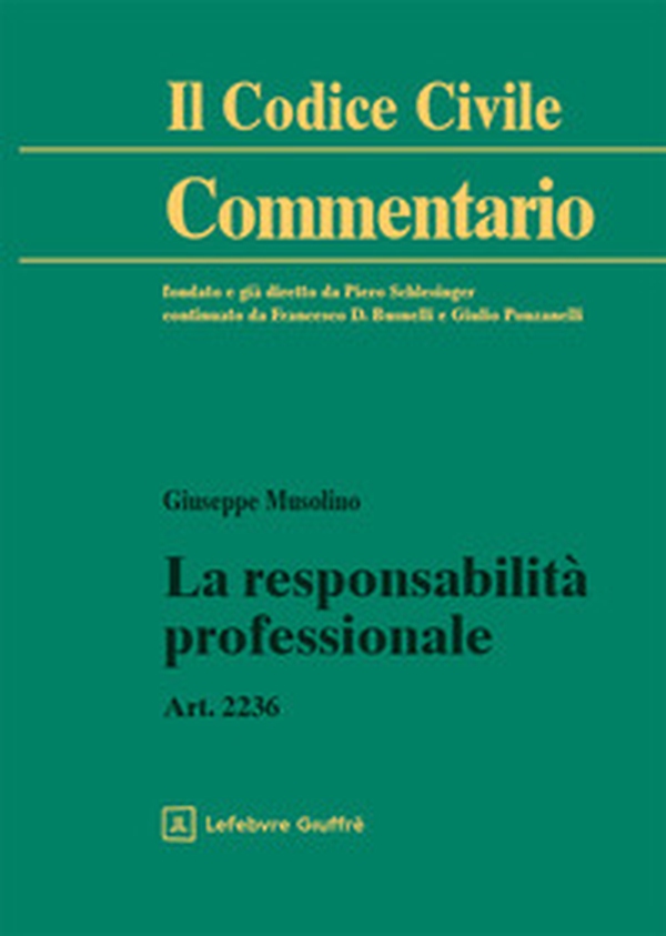 La responsabilità professionale - Librerie.coop