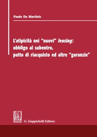 L'atipicità dei nuovi leasing - Librerie.coop