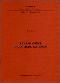 I carmi greci di Clotilde Tambroni - Librerie.coop