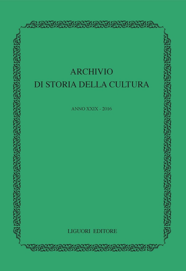 Archivio di storia della cultura - Librerie.coop Archivio di storia della cultura - Librerie.coop