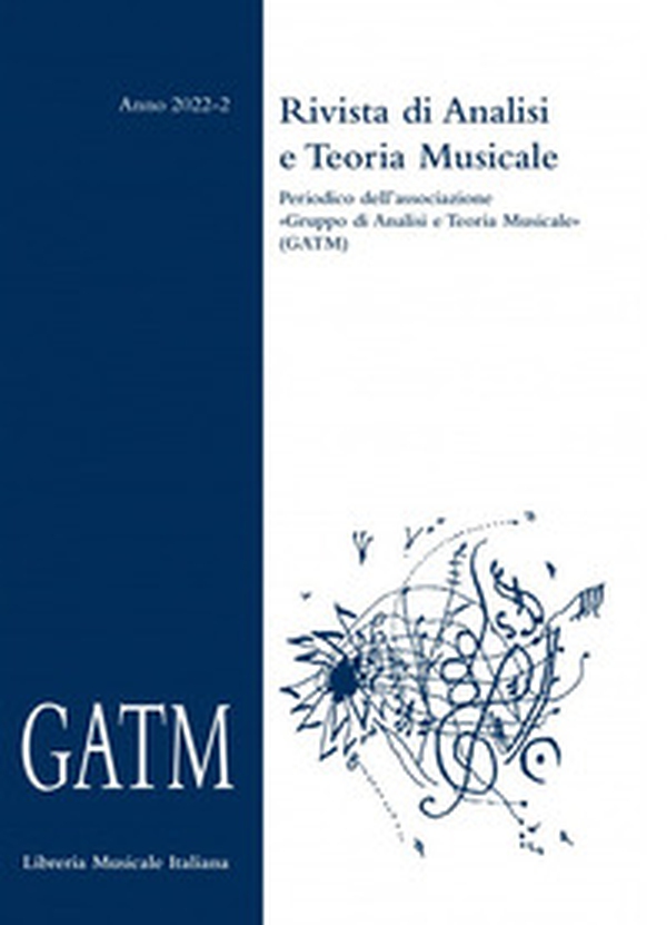 GATM. Rivista di analisi e teoria musicale - Vol. 2 - Librerie.coop GATM. Rivista di analisi e teoria musicale - Vol. 2 - Librerie.coop