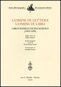 Uomini di lettere, uomini di libri. I Britannico di Palazzolo (1469-1650) - Librerie.coop