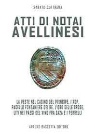 Atti di notai avellinesi. La peste al Casino del Principe, l'AGP, Pacello fontaniere dei Re, l'oro delle spose, liti nei paesi del vino fra Zaza e i Perrelli - Librerie.coop Atti di notai avellinesi. La peste al Casino del Principe, l'AGP, Pacello fontaniere dei Re, l'oro delle spose, liti nei paesi del vino fra Zaza e i Perrelli - Librerie.coop