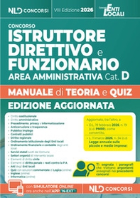 Istruttore direttivo e funzionario dell'area amministrativa cat. D. Manuale con Teoria e quiz per concorsi negli enti locali 2026 - Librerie.coop