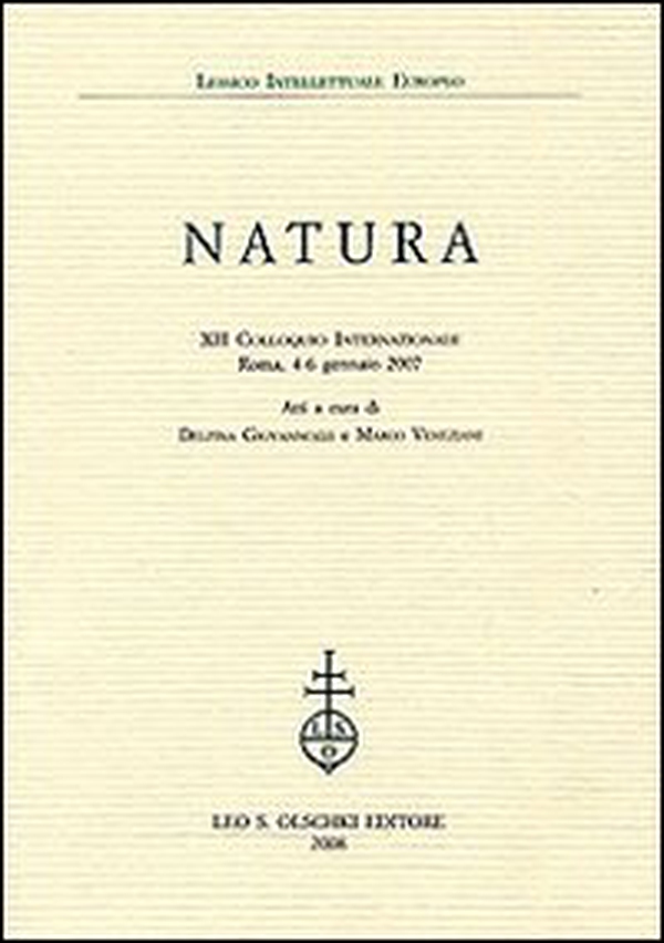 Natura. 12° Colloquio internazionale (Roma, 4-6 gennaio 2007) - Librerie.coop Natura. 12° Colloquio internazionale (Roma, 4-6 gennaio 2007) - Librerie.coop