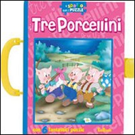 I tre porcellini. A spasso con i puzzle. Libro puzzle - Librerie.coop
