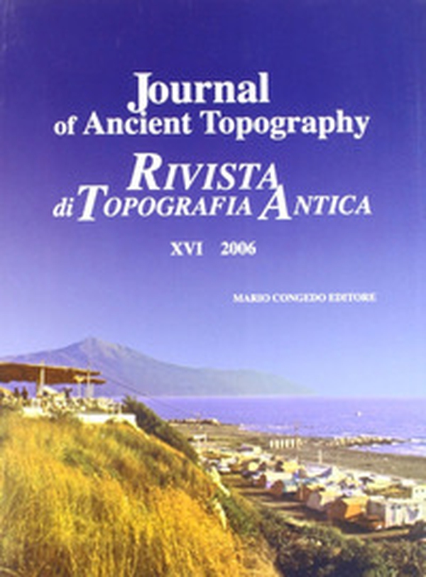 Journal of ancient topography-Rivista di topografia antica - Librerie.coop Journal of ancient topography-Rivista di topografia antica - Librerie.coop