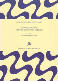Giorgio Bassani critico, redattore, editore - Librerie.coop