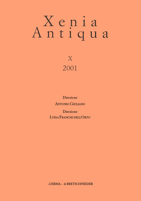 Xenia Antiqua, 10 (2001) - Librerie.coop