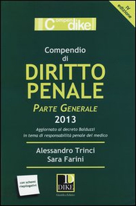 Compendio di diritto penale. Parte generale - Librerie.coop