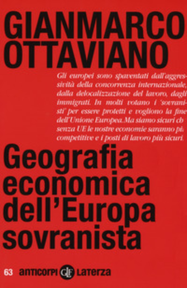 Geografia economica dell'Europa sovranista - Librerie.coop Geografia economica dell'Europa sovranista - Librerie.coop