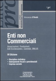 Enti non commerciali. Associazioni, fondazioni, enti ecclesiastici, comitati, ONLUS - Librerie.coop