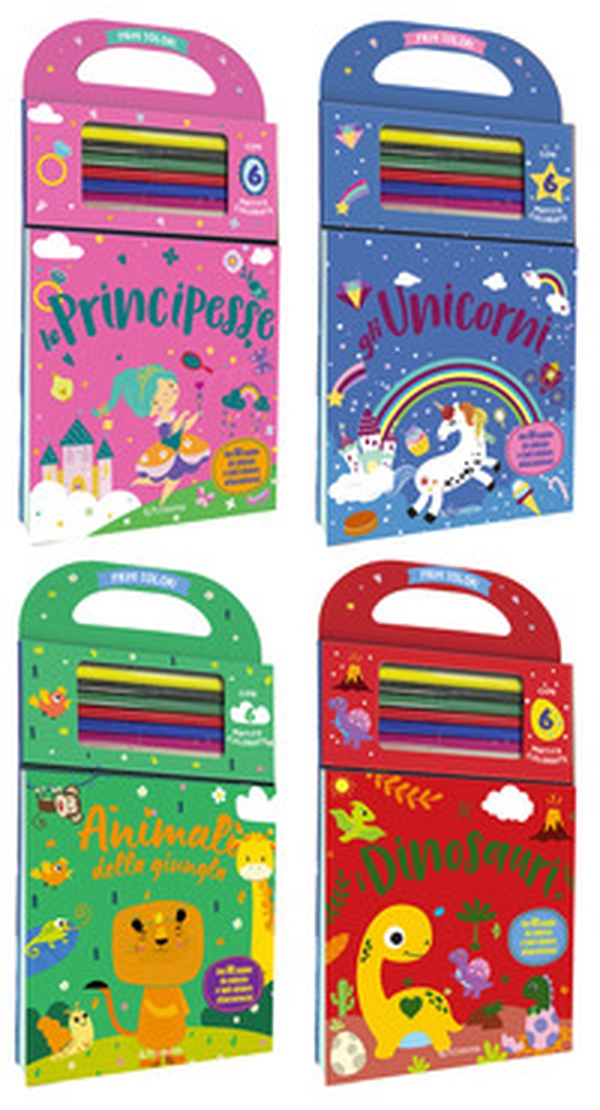 Gli unicorni-Animali della giungla-I dinosauri-Le principesse - Librerie.coop Gli unicorni-Animali della giungla-I dinosauri-Le principesse - Librerie.coop