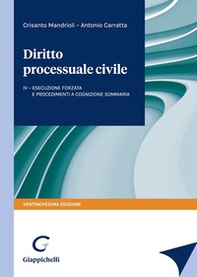 Diritto processuale civile - Vol. 4 - Librerie.coop