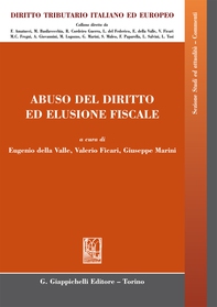 Abuso del diritto ed elusione fiscale - Librerie.coop