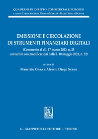Emissione e circolazione di strumenti finanziari digitali - Librerie.coop