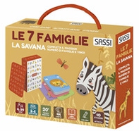 La savana. Le 7 famiglie. Valigetta con carte e stickers - Librerie.coop