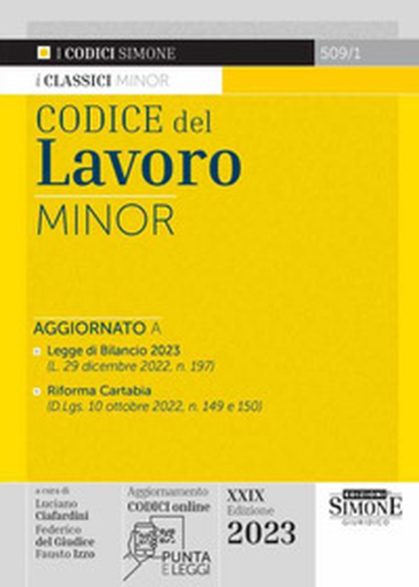 Codice del lavoro. Ediz. minore - Librerie.coop Codice del lavoro. Ediz. minore - Librerie.coop