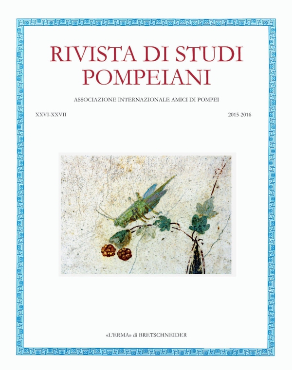 Rivista di Studi Pompeiani, 26-27/2015-2016 - Librerie.coop