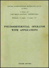 Pseudodifferential operator with applications - Librerie.coop Pseudodifferential operator with applications - Librerie.coop
