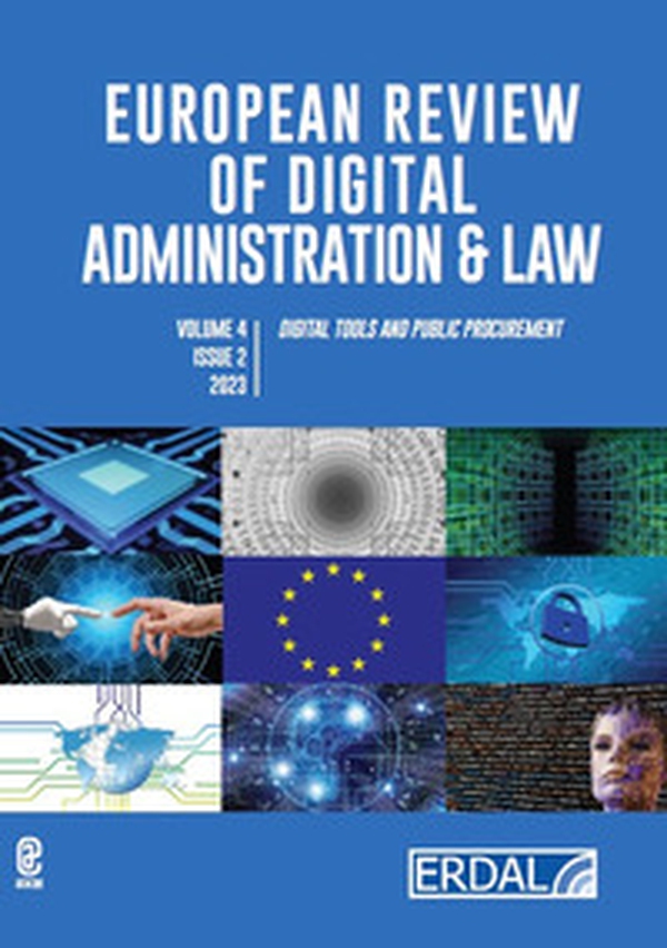 European review of digital administration & law - Vol. 4 - Librerie.coop European review of digital administration & law - Vol. 4 - Librerie.coop