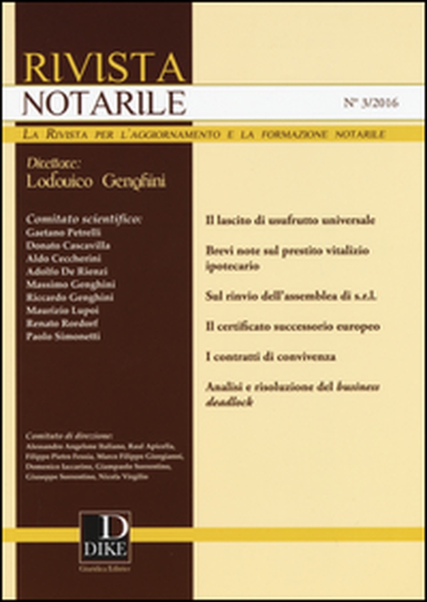 Rivista notarile - Vol. 3 - Librerie.coop Rivista notarile - Vol. 3 - Librerie.coop