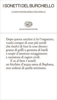 I sonetti del Burchiello - Librerie.coop I sonetti del Burchiello - Librerie.coop