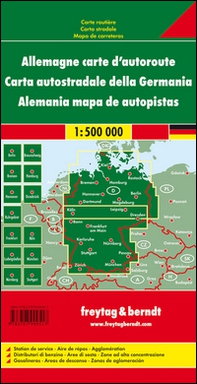 Germania autostrade 1:500.000 - Librerie.coop