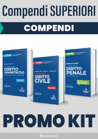 Kit Compendio superiore di diritto amministrativo-Compendio di diritto civile-Compendio di diritto penale. Parte generale - Librerie.coop