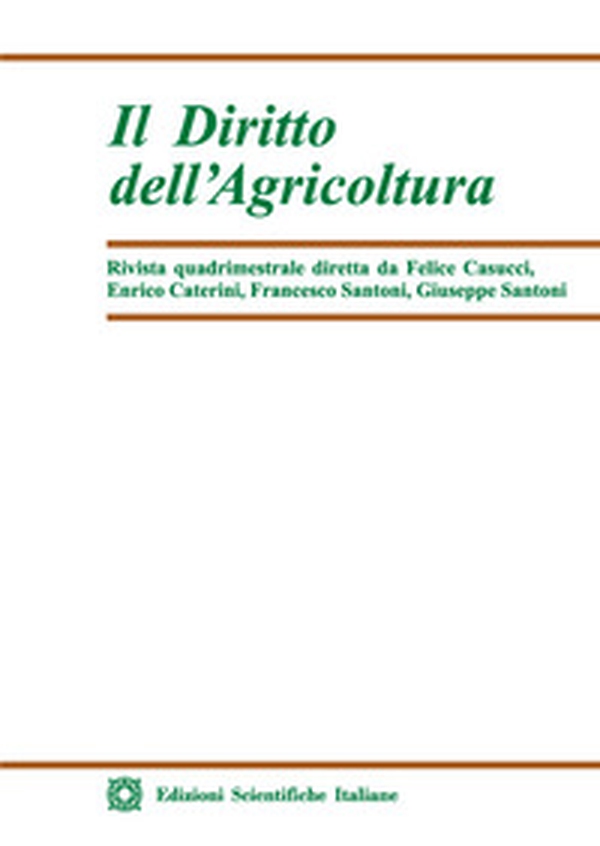 Il diritto dell'agricoltura - Vol. 2 - Librerie.coop Il diritto dell'agricoltura - Vol. 2 - Librerie.coop