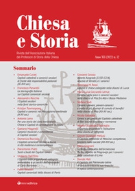 Chiesa e storia. Rivista dell'Associazione Italiana dei Professori di Storia della Chiesa - Vol. 12 - Librerie.coop