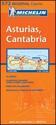 Asturias, Cantabria 1:250.000 - Librerie.coop