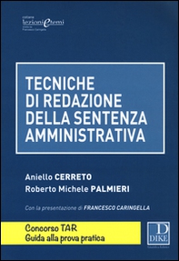 Tecniche di redazione della sentenza amministrativa - Librerie.coop