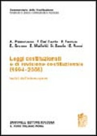 Commentario della Costituzione. Leggi costituzionali e di revisione costituzionale (1994-2005) - Librerie.coop