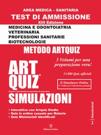Artquiz simulazioni. Test di ammissione a: medicina, odontoiatria, professioni sanitarie. Area medica-sanitaria - Librerie.coop