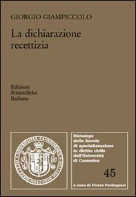La dichiarazione recettizia - Librerie.coop