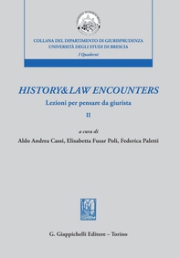 History&Law Encounters - e-Book - Librerie.coop History&Law Encounters - e-Book - Librerie.coop