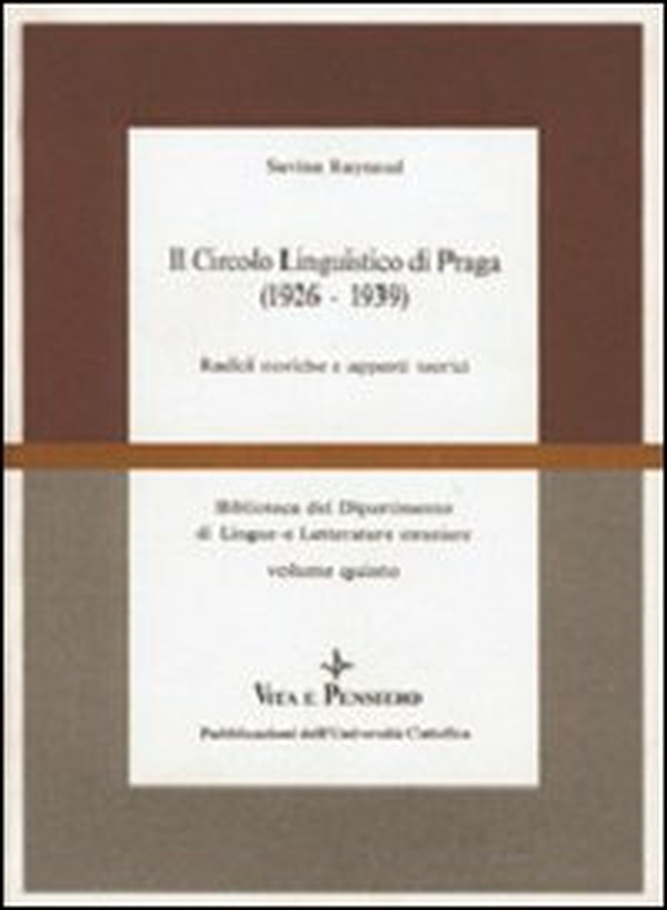 Il circolo linguistico di Praga (1926-1939). Radici storiche e apporti teorici - Librerie.coop Il circolo linguistico di Praga (1926-1939). Radici storiche e apporti teorici - Librerie.coop