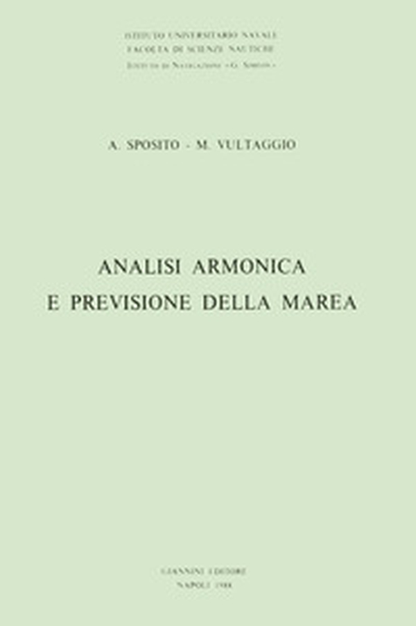 Analisi armonica e previsione della marea - Librerie.coop Analisi armonica e previsione della marea - Librerie.coop