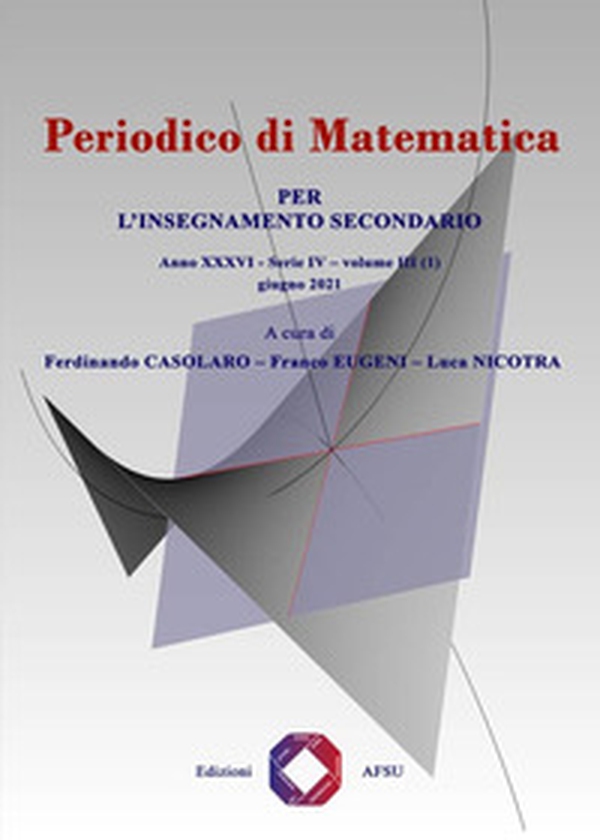 Periodico di matematica. Per l'insegnamento secondario - Librerie.coop Periodico di matematica. Per l'insegnamento secondario - Librerie.coop