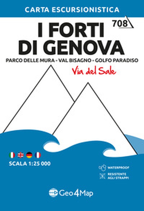 I Forti di Genova. Parco delle Mura, Val Bisagno, Golfo Paradiso. Carta escursionistica 1:25.000 - Librerie.coop I Forti di Genova. Parco delle Mura, Val Bisagno, Golfo Paradiso. Carta escursionistica 1:25.000 - Librerie.coop
