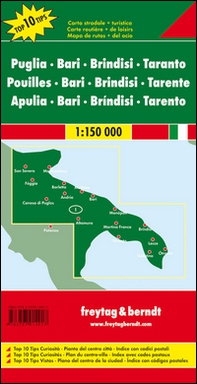 Puglia. Bari 1:150.000 - Librerie.coop