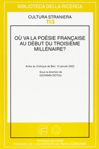 Oú va la poésie française au début du troisième millénaire - Librerie.coop