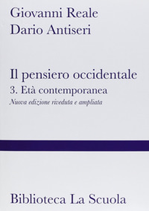 Il pensiero occidentale dalle origini ad oggi - Vol. 3 - Librerie.coop Il pensiero occidentale dalle origini ad oggi - Vol. 3 - Librerie.coop