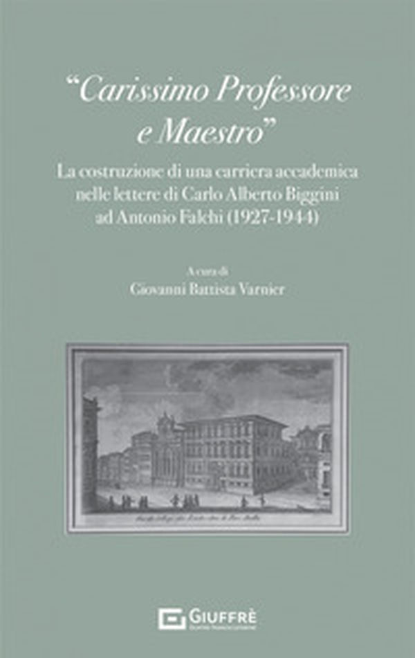 «Carissimo Professore e Maestro» - Librerie.coop «Carissimo Professore e Maestro» - Librerie.coop